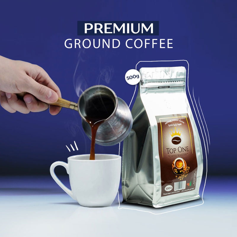 Ground coffee