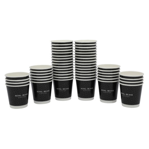 ROYAL BEANS double wall paper cups 4 Oz, 50 pieces - Image 2